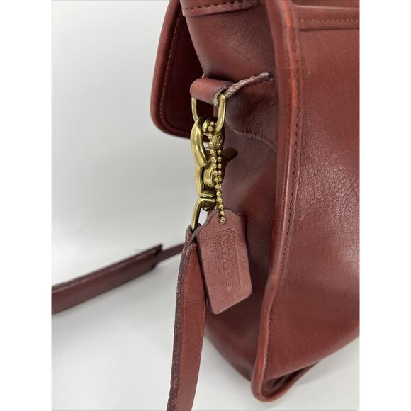 Coach Briefcase Vintage Morgan Cordovan Gloved Leather Messenger Laptop - Picture 2 of 12